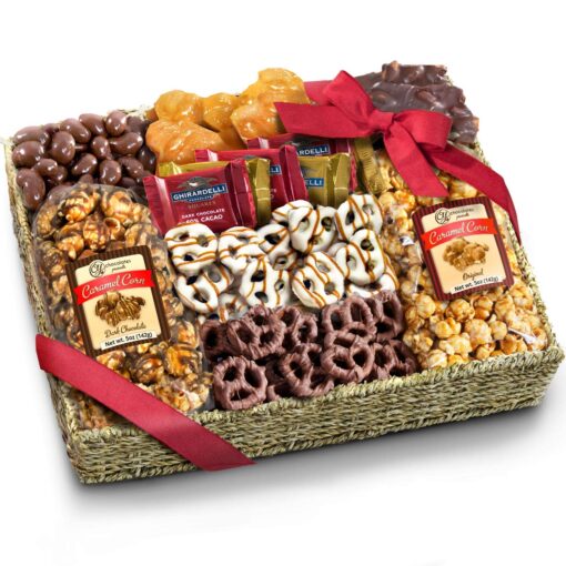 A Gift Inside Chocolate, Caramel and Crunch Grand Gift Basket 32 Ounce (Pack of 1)