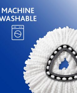 O-Cedar EasyWring Microfiber Spin Mop, Bucket Floor Cleaning System, Red, Gray 30 81 8e98oVzL