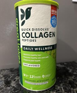 Great Lakes Wellness Collagen Peptides Powder Supplement for Skin Hair Nail Joints - Unflavored - Quick Dissolve Hydrolyzed, Non-GMO, Keto, Paleo, Gluten-Free, No Preservatives - 16 oz Canister 1 Pound (Pack of 1) 31 81 94cYLTXL