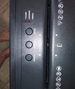 Frossvt Paper Shredder for Home Office Use, 12-Sheet Micro-Cut Paper and Credit Card, Security Level P-4, 5.3-Gallon Bin 39 81 9mC1qpL