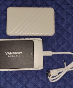 ORICO 2.5 inch USB C Hard Drive Enclosure USB 3.1 Gen 1 to SATA III External Hard Drive Case for SSD HDD 9.5 7mm Tool-Free with UASP, White (25PW1-C3) ORICO-25PW1-C3-WH 35 81 CcvZioDL