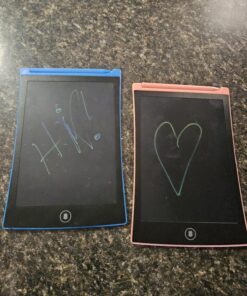 KOKODI Kids Toys 2 Pack LCD Writing Tablet, Colorful Toddler Drawing Pad Doodle Board Erasable, Educational Learning Toys Birthday Gifts for Boys Girls Age 3 4 5 6 7 8 (Blue & Pink) 8.5 Inch 21 81 DTOQ1y4L