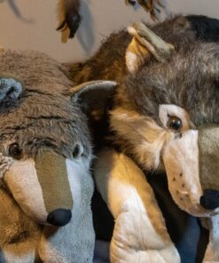 Wild Republic Jumbo Wolf Plush, Giant Stuffed Animal, Plush Toy, Gifts for Kids, 30 Inches Single 53 81 DWWLM8jL