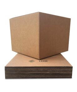 Amazon Basics Cardboard Moving Boxes, 12 Pack, Large, Brown, 20" x 20" x 15" 12-Pack 22 81 Eo5DCGIS