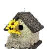Edible Birdhouses | Reseedable Wooden Birdhouse Covered w/Birdseed | Squirrel Proof Bird Feeder | Made in The USA (SD) Short Dark Roof 32 81 F8pu P2L