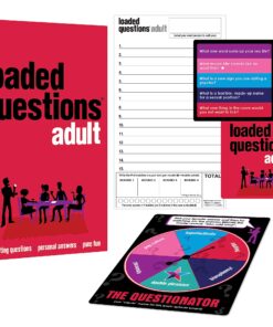 All Things Equal, Inc. ADULT LOADED QUESTIONS, a Rousing Adult Party Game, Over 300 Suggestive, Silly, Stimulating Questions, 4 to 6 Players, for Ages 17 and up 11 81 G9myNIvL