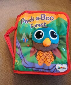 Lamaze Peek-A-Boo Forest Soft Baby Book - Clip-On Cloth Book - Washable Crinkling Fabric Pages for Sensory Play - Teething and Learning Toys for Babies - 6 Months and Up 59 81 GLzAxRKL