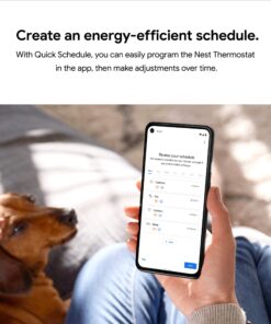 Google Nest Thermostat - Smart Thermostat for Home - Programmable Wifi Thermostat - Snow 42 81 GlNi72bL