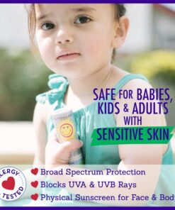 California Baby Super Sensitive SPF 30+ Sunscreen Stick | Broad Spectrum | Unscented Mineral Sunscreen Face & Body | Titanium Dioxide | Allergy-Friendly | Reef Safe Sunscreen | Mineral Sunscreen For Sensitive Skin | 14 g / 0.5 oz. 0.5 Ounce (Pack of 1) 9 81 Gqtxr9bL