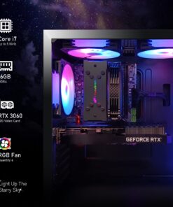STGAubron Gaming Desktop PC,Intel Core i7-10700KF up to 5.1G,GeForce RTX 3060 12G GDDR6,16G DDR4,1T SSD,WiFi,BT 5.0,RGB Fan x 6,RGB Keyboard&Mouse&Mouse Pad,RGB BT Sound Bar/Gaming Mic,W11H64 GeForce RTX 3060 12G GDDR6 10 81 HLErkxSL