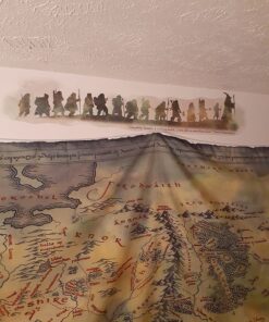 RoomMates RMK2161SCS The Hobbit Quote Peel and Stick Wall Decals , White 25 81 HPqwt9DL
