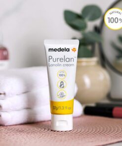 Medela Purelan Lanolin Nipple Cream for Breastfeeding, 100% All Natural Single Ingredient, Hypoallergenic, Soothing Protection, Safe for Nursing Mom and Baby, 1.3 Ounce Tube 14 81 HlDxKyoL