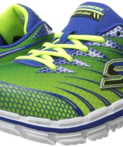 Skechers Kids Unisex-Child Skechers 95340 Running Shoe Toddler (1-4 Years) 6 Toddler Lime/Blue 14 81 IzSTi4mL