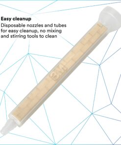 3M 8193 Mixing Nozzle, Cascade Mix/Meter Nozzle, Manual/Pneumatic Applicator Use, 1 Pack, 6/Bag 13 81 KD4I0UsL