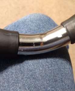 CAP Barbell Deluxe Curl Bar Cable Attachment with Rubber Handgrips, 28" 25 81 Kwz1YfjL