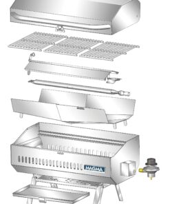 Magma Products, ChefsMate Connoisseur Series Gas Grill, A10-803, Multi, One Size 21 81 LyxJOWjL