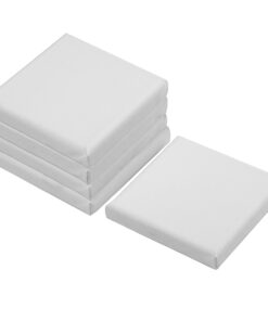 SL crafts Mini Stretched Canvas 4"X4" (1 Pack of 6 Mini Canvases) 15 81 MhubLAbL