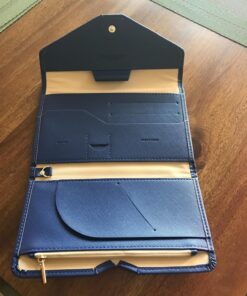 ZOPPEN Mulit-purpose Rfid Blocking Passport Holder Travel Wallet (Ver.4) Passport and Vaccine Card Holder ComboTri-fold Document Organizer Travel Essentials #2 Navy Blue 41 81 MpqQQlBL