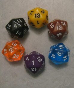 15x Sets of 7 (that is, 105!) Polyhedral Dice for RPGs (Dnd, Pathfinder) with 7 Dice Bags! 7 81 N Uy4oVL