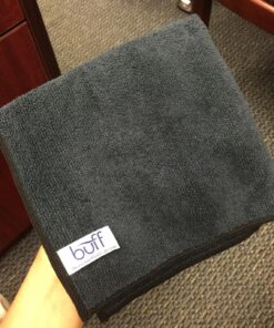 MW Pro Multi-Surface Microfiber Towel – 12 Pack | Premium Cleaning Cloth | Clean, Dust, Polish, Absorb | Large 16"x16" (Black) Black 25 81 N9x1InqL