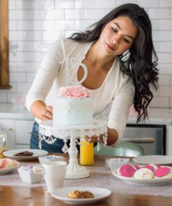 15 Cake Topper - Premium Silver Metal - 15th Birthday or Anniversary Party - Sparkly Rhinestone Quinceanera Cake Topper Decoration Makes a Great Centerpiece - Now Protected in a Box 31 81 Np31AxCL