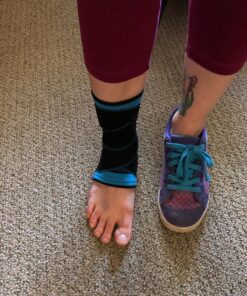 U-pick Ankle Brace for Plantar Fasciitis Support, Compression Sock Adjustable Strap for Heel Spur Achilles Tendonitis & Perineal Tendonitis & Sprained Ankle, Heel Pain Relief (Single/Blue) Blue-Single 31 81 OEupJAzL