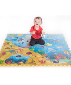 Creative Baby 9 Piece Interactive Playmat i-Mat, Under The Sea , 48x48 Inch (Pack of 1) 8 81 OpPg t6L