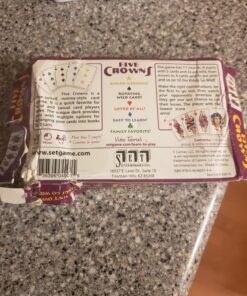 PlayMonster Five Crowns — The Game Isn't Over Until the Kings Go Wild! — 5 Suited Rummy-Style Card Game — For Ages 8+ 42 81 OqpZt2KL