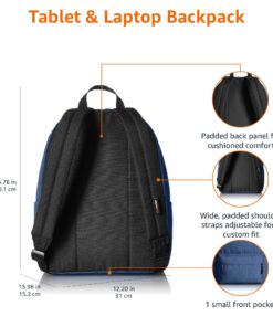 Amazon Basics Classic School Backpack - Navy 1-Pack Backpack Only 34 81 PHxyVPAL