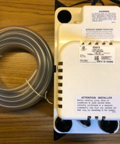 Little Giant VCMA-15ULST 115 Volt, 65 GPH, 1/50 HP Automatic Condensate Removal Pump with Safety Switch and Tubing, Black/White, 554415 Includes Safety Switch/Tubing 69 81 QvBLwVvL