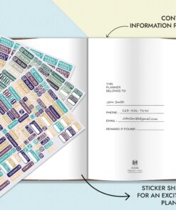 Little More Undated Planner Weekly and Monthly for Productivity - Goals Planner, Adhd Planner, To Do List Notebook - A5 (5.5”x8.5") Weekly Monthly Planner Undated with Stickers - Brown A5 - Undated Weekly & Monthly 9 81 R4xSX3BL