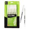 SAKURA Gelly Roll Gel Pens - Medium Point Ink Pen for Journaling, Art, or Drawing - Classic White Ink - 6 Pack 6 Count (Pack of 1) Medium Tip 48 81 RGaEgoL