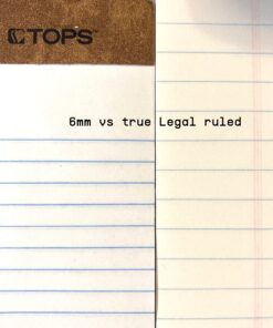 TOPS 5 x 8 Legal Pads, 12 Pack, The Legal Pad Brand, Narrow Ruled, White Paper, 50 Sheets Per Writing Pad, Made in the USA (7500) 18 81 Sg1ZtfvL