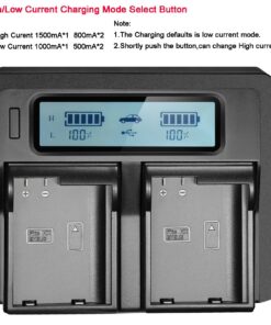 SR SUN ROOM EN-EL15 EN-EL15A Dual LCD Battery Charger for Nikon DSLR D810, D750, D7200, D7100, D7000, D800E, D800, D610, D600, Nikon 1 V1 Digital Cameras … ENEL15 LCD CHARGER 11 81 Sg6KHVgL