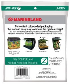 Alternative view of Marineland Eclipse Replacement Filter Cartridges, For aquarium Filtration 3-Count rite-size z