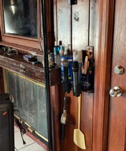 Pyle 90°-30° Angle, Tilt, Rotation Solid-Steel Pin Serves as Safety-Stop Mount Speaker Bracket Stands-Dual Universal Adjustable w/ 12.5'' Distance from Wall (PSTNDW15) 26 81 TqnpD8sL