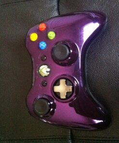 Microsoft Xbox 360 Chrome Series Wireless Controller (Purple) 7 81 TtOKO0L