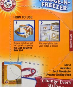 Alternative view of Arm & Hammer baking Soda, Fridge-N-Freezer Pack, Odor absorber, 14 oz, Pack Of 6