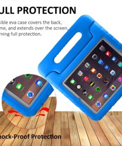 AVAWO Kids Case for Apple iPad 2 3 4 - Light Weight Shock Proof Convertible Handle Stand Kids Friendly for iPad 2, iPad 3rd Generation/ 4th Generation Tablet - Blue for iPad 2 3 4 Generation (Old Model) 25 81 Wpq6sdHL