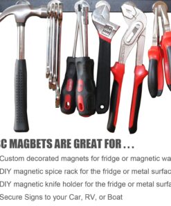 DIYMAG Powerful Neodymium Disc Magnets with Double-Sided Adhesive, Strong Permanent Rare Earth Magnets for Fridge, DIY, Building, Scientific, Craft, and Office Magnets, 1.26 inch Diameter, Pack of 6 32x3 6P 26 81 X1nJPBeL