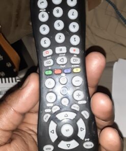 GE Universal Remote Control for Samsung, Vizio, Lg, Sony, Sharp, Roku, Apple TV, TCL, Panasonic, Smart TVs, Streaming Players, Blu-Ray, DVD, 6-Device, Black, 34459 21 81 XfcdiDHL