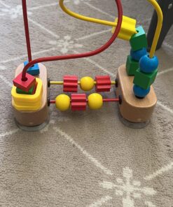 Melissa & Doug First Bead Maze - Wooden Educational Toy for Floor, High Chair, or Table - Infant Maze Toy, Bead Maze Toys For Toddlers And Babies 4.2 x 7 x 8.6 inches ; 1.3 pounds Standard 35 81 Yqu54eBL 1