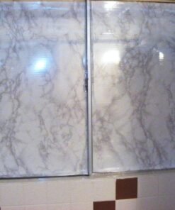 ROSEROSA Peel and Stick PVC Faux Marble Self-Adhesive Wallpaper Covering Counter Top Shelf Liner Napoleon (PGS408 : 2.00 Feet X 6.56 Feet) 69 81 bDwkLynL