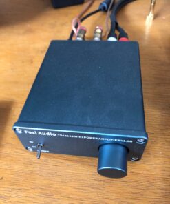 Fosi Audio V1.0G 2 Channel Class D Mini Stereo Amplifier for Home Speakers TPA3116 50W x 2 with Power Supply 37 81 cB7TfRiL