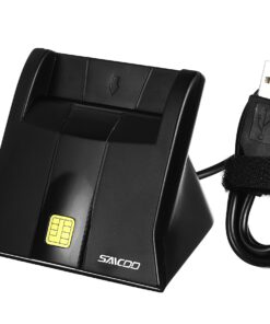 Saicoo CAC Reader DOD Military USB Common Access CAC Smart Card Reader - Compatible with Mac OS, Win (Vertical Version) CAC Card reader V2 8 81 cR4JxwrL