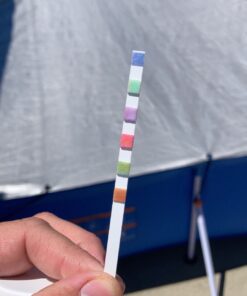 AquaChek 7-Way Pool and Spa Test Strips - Silver Pool Test Strips For pH, Total Chlorine, Free Chlorine, Bromine, Alkalinity, Total Hardness, and Cyanuric Acid - Water Quality Testing Kit (100 Strips) 1-Pack test strip 41 81 ceAu5KdL