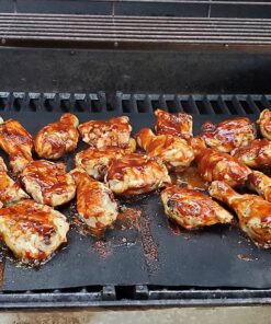 AOOCAN Grill Mat - Set of 5 Heavy Duty Grill Mats Non Stick, BBQ Outdoor Grill & Baking Mats - Reusable, Easy to Clean Barbecue Grilling Accessories - Work on Gas Charcoal Electric - Extended Warranty 5pcs black grill mats 38 81 dWW1eOoL