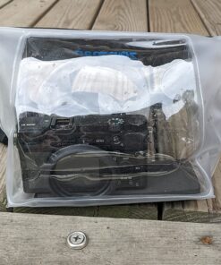 ZONMAN DSLR Camera Univeral Waterproof Underwater Housing Case Pouch Bag for Canon Nikon Sony Pentax Brand Digital SLR Cameras Transparent 34 81 duIr7jSL