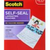 Scotch Self-Seal Laminating Pouches, 10 Pack, Letter Size (LS854-10G) 40 81 eCAuADuL