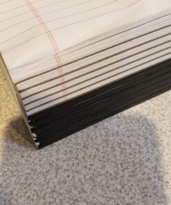 Amazon Basics Narrow Ruled Lined Writing Note Pad, 5 inch x 8 inch, White, 12 Count (12 Pack of 50 pages) 5-Inch by 8-Inch 34 81 fM04jM8L